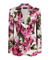Dolce & Gabbana Floral-print Blazer In Multicolor