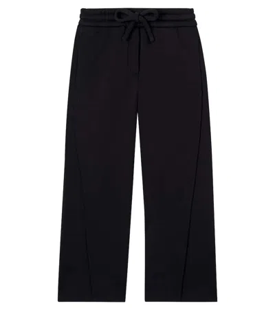 Dolce & Gabbana Kids' Drawstring Pants In Black