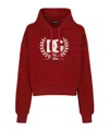 Dolce & Gabbana Cotton Jersey Sweatshirt With Dg Print In Red