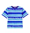 Dolce & Gabbana T-shirt Aus Baumwoll-jersey In Blau