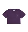 Dolce & Gabbana Cotton Jersey T-shirt In Purple
