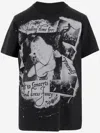 Dolce & Gabbana Cotton Jersey T Shirt With Print In Black