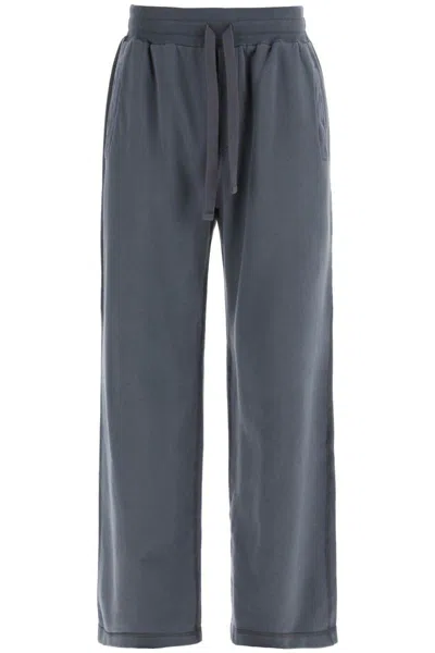 Dolce & Gabbana Cotton Jogger Pants For In Grigio