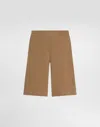 Dolce & Gabbana Cotton Jogging Shorts In Brown