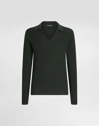DOLCE & GABBANA COTTON KNIT SWEATER