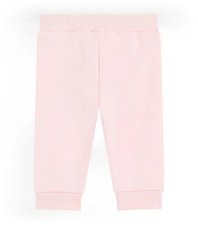 Dolce & Gabbana Kids' Cotton Leggings In Pink