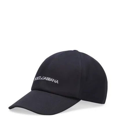 Dolce & Gabbana Cotton Logo Baseball Cap