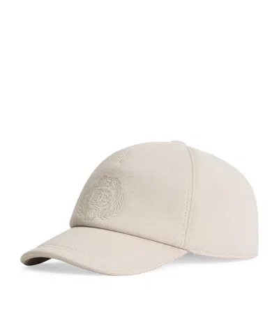 Dolce & Gabbana Kids' Logo-embroidered Cap In Neutral