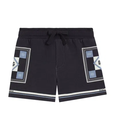 Dolce & Gabbana Kids' Cotton Logo-detail Bermuda Shorts