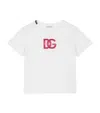 DOLCE & GABBANA COTTON LOGO-EMBELLISHED T-SHIRT