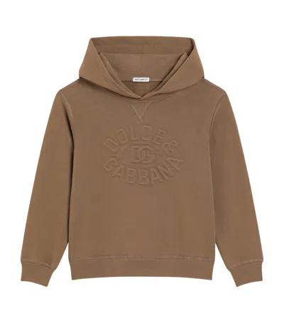 DOLCE & GABBANA COTTON LOGO HOODIE