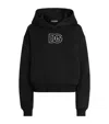 Dolce & Gabbana Cotton Sweatshirt With Dg Embroidery In Black