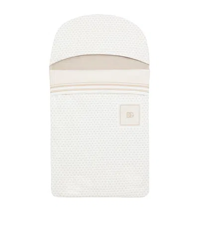 Dolce & Gabbana Cotton Logo Sleeping Bag