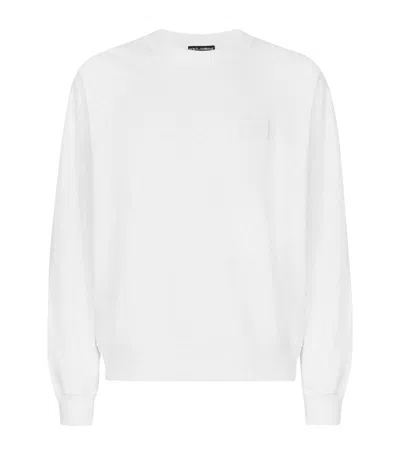 DOLCE & GABBANA COTTON LOGO SWEATSHIRT