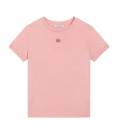 DOLCE & GABBANA COTTON LOGO T-SHIRT