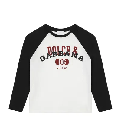 DOLCE & GABBANA COTTON LOGO T-SHIRT