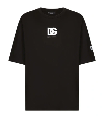 Dolce & Gabbana Cotton Logo T-shirt In Multi