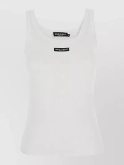 Dolce & Gabbana Cotton Logo Tank Top