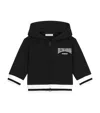Dolce & Gabbana Cotton Logo Zip-up Hoodie