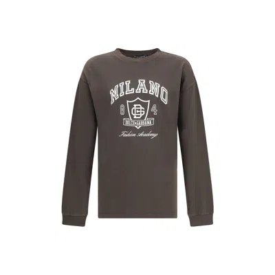 Dolce & Gabbana Cotton Long-sleeve T-shirt In Gray
