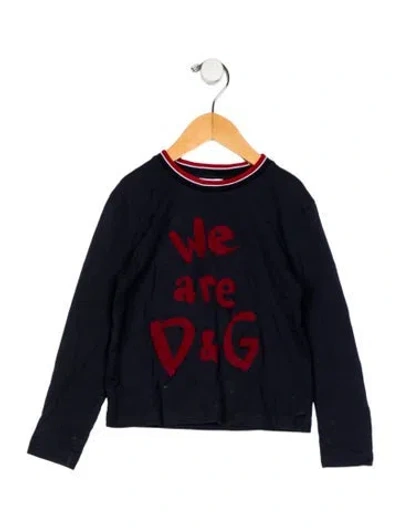Pre-owned Dolce & Gabbana Babies' Cotton Long Sleeve T Shirt In Multi