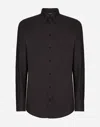 Dolce & Gabbana Cotton Martini-fit Shirt In Multicolor