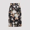 Dolce & Gabbana Multicolour Jacquard Floral Skirt In Multi