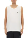 Dolce & Gabbana Cotton "over" Tank Top In White