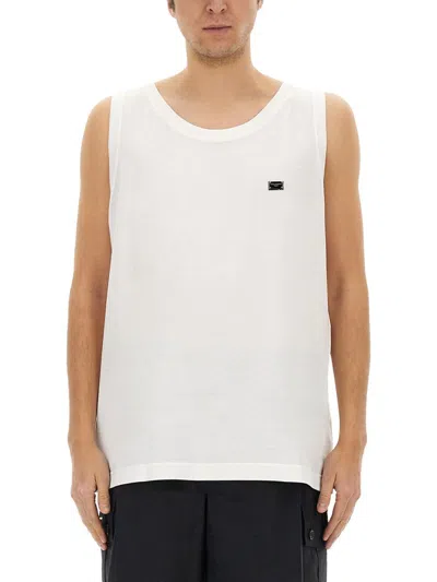DOLCE & GABBANA DOLCE & GABBANA COTTON "OVER" TANK TOP