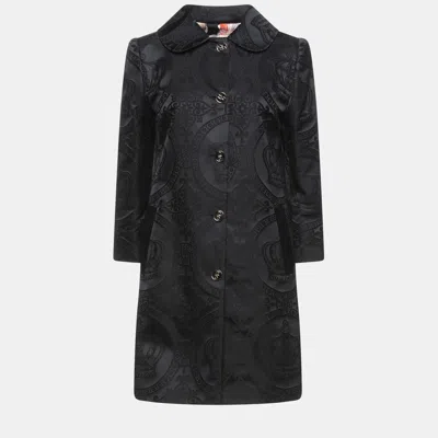 Pre-owned Dolce & Gabbana Cotton Overcoat 38 In Black