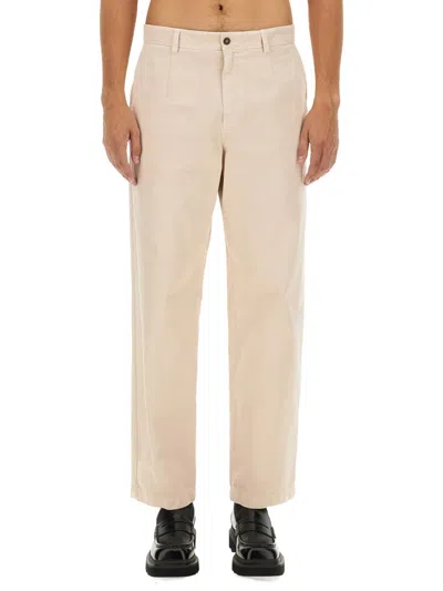 Dolce & Gabbana Tapered-leg Trousers In Beige