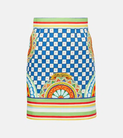 Dolce & Gabbana Patterned Skirt In Animal Print