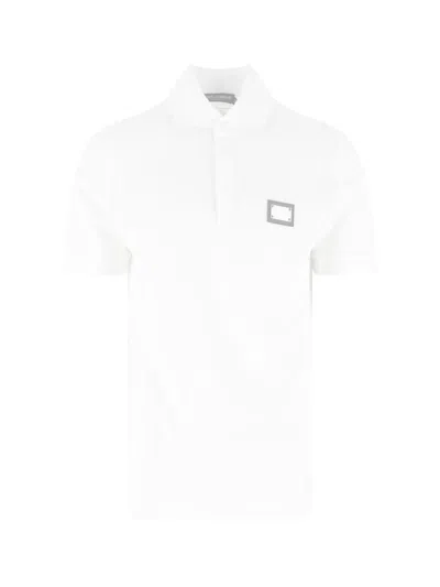 Dolce & Gabbana Cotton Piqué Logo Polo In White
