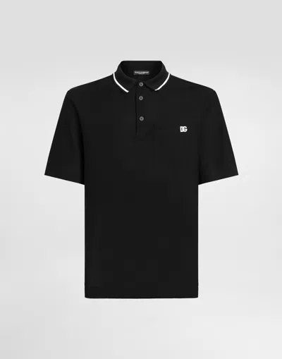 DOLCE & GABBANA COTTON PIQUÉ POLO SHIRT