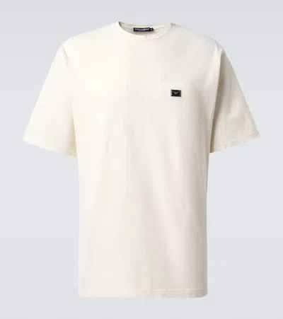 Dolce & Gabbana Cotton Piqué T-shirt In Multi
