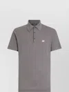 Dolce & Gabbana Refined Grey T-shirt With Classic Collar In Gray