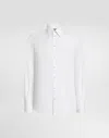 Dolce & Gabbana Cotton Poplin Button-up Shirt In White