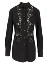 Dolce & Gabbana Cotton Poplin Shirt Shirts Black