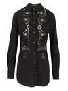 Dolce & Gabbana Cotton Poplin Shirt Shirts Black