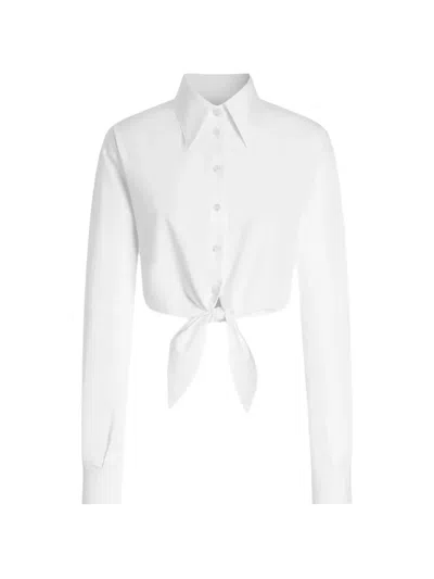 Dolce & Gabbana Cotton Poplin Shirt In Animal Print