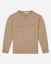 Dolce & Gabbana Pull Girocollo In Beige