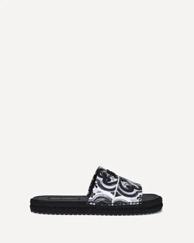DOLCE & GABBANA COTTON SANDALS