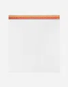 Dolce & Gabbana Cotton Sateen Flat Sheet In Multi
