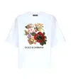 Dolce & Gabbana Floral-print Cotton-blend T-shirt