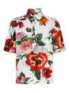 Dolce & Gabbana Floral Pattern Cotton Shirt