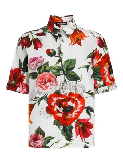 Dolce & Gabbana Cotton Shirt In Multi
