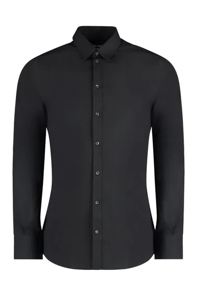 Dolce & Gabbana Cotton Shirt In Blue