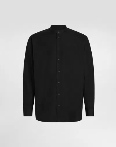 Dolce & Gabbana Cotton Shirt In Black