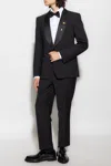 Dolce & Gabbana Slim Fit Long-sleeved Shirt In Stretch Cotton In White