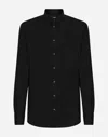 Dolce & Gabbana Black Essential Cotton Shirt In Black